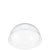 Clear Dome Lid with 1" Hole (100 count)