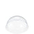 Clear Dome Lid with 1" Hole (100 count)
