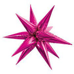 Globo Rosa Fuerte Starburst 40″