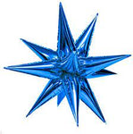 Globo Azul Starburst 40″