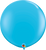 Robin's Egg Blue Globos de látex de 36″ (3′ esféricos) (2)