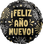 Feliz Ano Nuevo Fireworks 17″ Foil Balloon by Anagram from Instaballoons