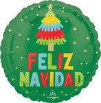 Feliz Navidad Festive Fringe 17″ Foil Balloon by Anagram from Instaballoons