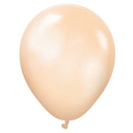 Kalisan Metallic Pearl Salmon 5" - 50 Pack Latex Balloons