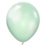 Kalisan Metallic Pearl Green 18" - 25 Pack Latex Balloons