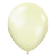 Kalisan Metallic Pearl Lemon 18" - 25 Pack Latex Balloons