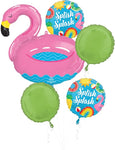 Flamingo Pool Party Foil Balloon by Anagram from Instaballoons