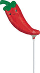 Food Friends Chili Pepper (requires heat-sealing) 14″ Balloon
