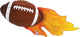 Football Flames 40″ Balloon