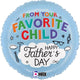 From Your Favorite Child Father's Day 18″ Balloon