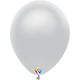 Metallic Silver 12″ Latex Balloons (12 count)