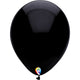 Pearl Black 12″ Latex Balloons (12 count)