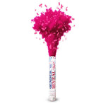 Gender Reveal Color Powder & Paper Confetti Cannon - Pink (Girl) - 1 Pack