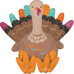 Give Thanks Turkey Sitter 21″ Foil Balloon by Anagram from Instaballoons