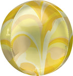 Gold Macro Marble Orbz 16″ Foil Balloon by Anagram from Instaballoons