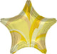 Gold Macro Marble Star 18″ Balloon