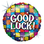 Good Luck Holographic (requires heat-sealing) 9″ Foil Balloon by Betallic from Instaballoons