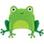 Green Frog 37″ Foil Balloon by Betallic from Instaballoons