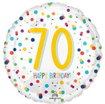 Happy 70th Birthday 17″ Foil Balloon by Anagram from Instaballoons