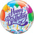 Happy Birthday Balloons Candles 22″ Bubble Balloon by Takara from Instaballoons