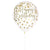 Happy Birthday Clear with Gold Confetti 12″ Latex Balloons by Unique from Instaballoons