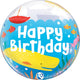 Happy Birthday Maritime Fun 22″ Bubble Balloon