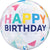 Happy Birthday Rainbow Triangles 22″ Bubble Balloon by Takara from Instaballoons