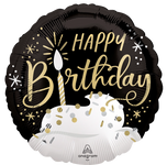 Happy Birthday Wishes Cupcake 18″ Foil Balloon by Anagram from Instaballoons