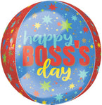 Happy Boss's Day Blast Orbz 16″ Foil Balloon by Anagram from Instaballoons