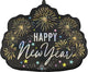 Happy New Year Sparkle 24″ Balloon