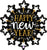 Happy New Year Starburst 30″ Foil Balloon by Betallic from Instaballoons