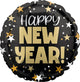 Happy New Year Top Hat Bash 17″ Balloon