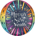 Happy New Years Blast Orbz 16″ Foil Balloon by Anagram from Instaballoons