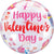 Happy Valentine's Day 22″ Bubble Balloon by Takara from Instaballoons