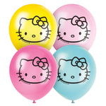 Hello Kitty 12″  Latex Balloons by Unique from Instaballoons