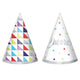 Here's To Your Birthday Mini Cone Hats (12 count)