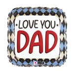 I Love You Dad 18″ Foil Balloon by Betallic from Instaballoons