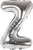 Silver Letter Z 16" Balloon