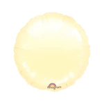 Ivory Circle Round 18″ Foil Balloon by Anagram from Instaballoons