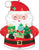 Jolly Old Santa 25″ Foil Balloon by Anagram from Instaballoons