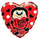 Lady Bug With Heart 18″ Balloon