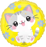 Kawaii Kitty 17″ Foil Balloon by Anagram from Instaballoons