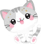 Kawaii Kitty 24″ Balloon
