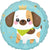 Kawaii Puppy 17″ Foil Balloon by Anagram from Instaballoons