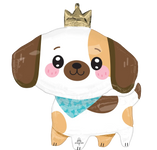 Kawaii Puppy Dog 27″ Foil Balloon by Anagram from Instaballoons