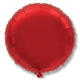 Circle - Metallic Red 32″ Balloon