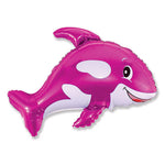 Friendly Whale - Fuchsia 35″ Balloon