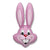 Rabbit - Pink 35″ Balloon