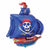 Pirate Ship - Blue 41″ Balloon