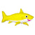 Friendly Shark - Yellow 42″ Balloon